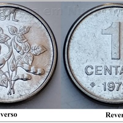 MVM 337 - Moeda 1 Centavo - Aço Inoxidável - 1979 - SOJINHA - FC