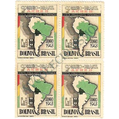 QA0047 - Visita do Presidente Peñaranda da Bolívia - 1943