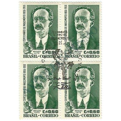 QC0371CBC - 100 anos do nascimento do Dr. Adolpho Lutz (1855-1940) - 1955 - CBC