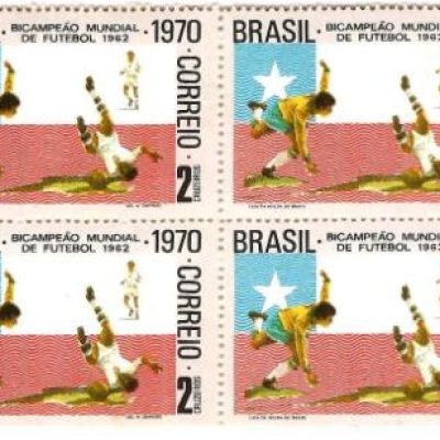 QC0681 - Brasil - Tricampeão Mundial de Futebol - 1970 - MINT