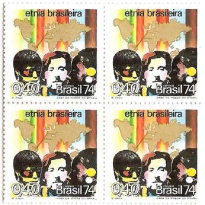 QC0840 - Formação da Etnia Brasileira - Correntes Migratórias - 1974 - MINT