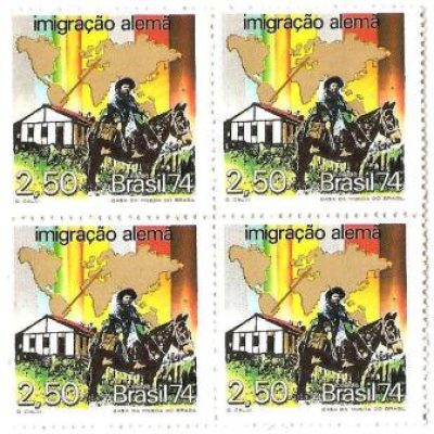 QC0842 - Formação da Etnia Brasileira - Correntes Migratórias - 1974 - MINT