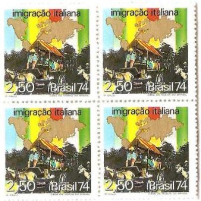 QC0843 - Formação da Etnia Brasileira - Correntes Migratórias - 1974 - MINT