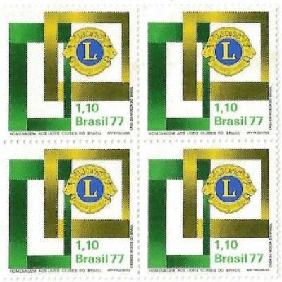 QC0978 - Homenagem aos Lions Clubes do Brasil - 1977 - MINT