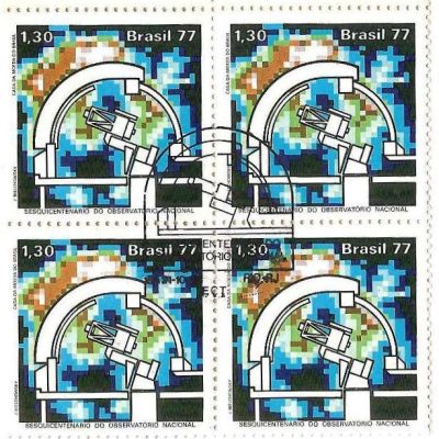 QC1008CBC - Sesquicentenário do Observatório Nacional Rio de Janeiro - 1977 - MINT