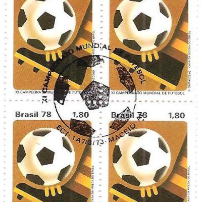 QC1030CBC - XI Campeonato Mundial de Futebol Argentina - Bola no pé - 1978 - MINT