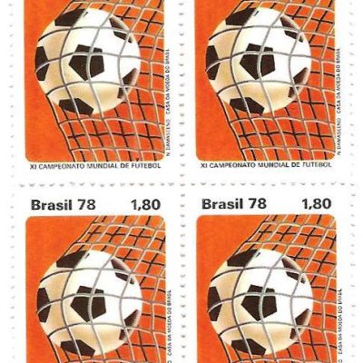 QC1031 - XI Campeonato Mundial de Futebol Argentina - Bola na rede - 1978 - MINT