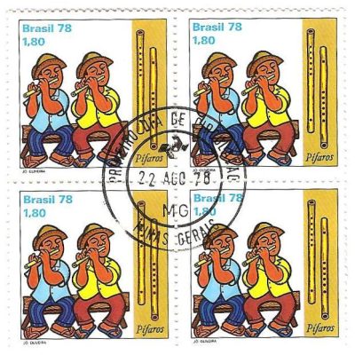 QC1047CPD - Folclore Brasileiro - Instrumentos Musicais - Tocadores/pífaros - 1978 - CBC