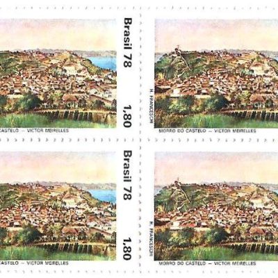 QC1069 - Paisagem Brasileira na Pintura - Morro do Castelo - 1978 - MINT