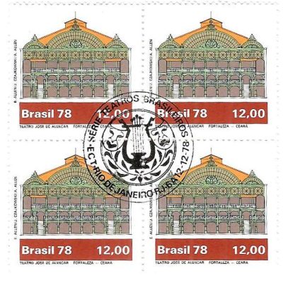 QC1077CBC - Teatros Brasileiros - Teatro José de Alencar - 1978 - CBC