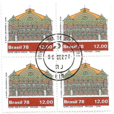 QC1077CPD - Teatros Brasileiros - Teatro José de Alencar - 1978 - CPD
