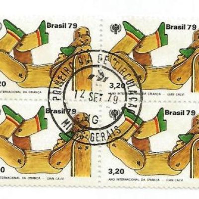 QC1123CPD - Ano Internacional da Criança - Boneco de Pau  - 1979 - CPD