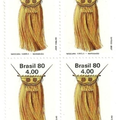 QC1139MINT - Arte indígena - Máscara Kanela - 1980 - MINT