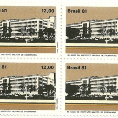 QC1213MINT - Cinquentenário Instituto Militar -  Engenharia -  IME - Instituto - 1981 - MINT
