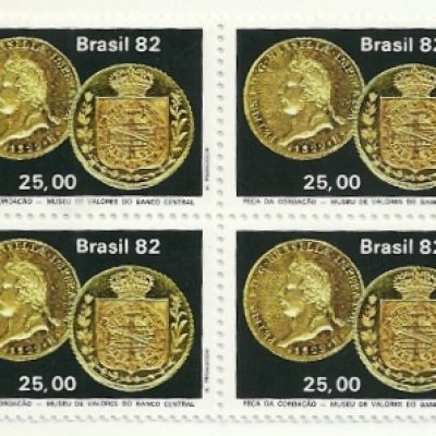 QC1278MINT - Numismática Museu de Valores do Banco Central do Brasil - Peça Coroação - 1982 - MINT