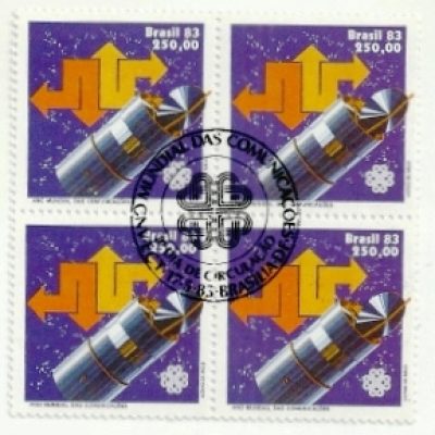 QC1320CBC - Ano Mundial das Comunicações - Satélite - 1983 - CBC