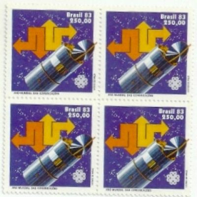 QC1320MINT - Ano Mundial das Comunicações - Satélite - 1983 - MINT