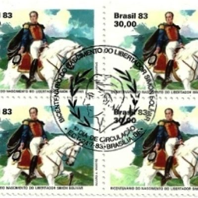 QC1331CBC -Bicentenário do Nascimento do Libertador Simón Bolívar - Tela Tito Salas  - 1983 - CBC