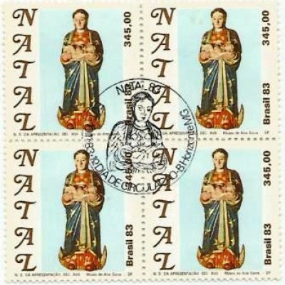 QC1361CBC - Natal 83 - Imagens de Madonas - N. S. da Apresentação - 1983 - CBC