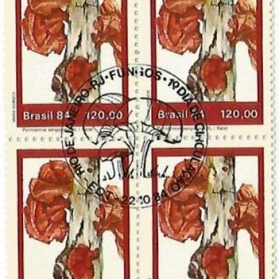 QC1418CBC - Fungos - Pycnoporus Sanguineus - 1984 - CBC