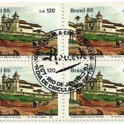 QC1438CBC - Homenagem à Emílio Rouéde (1848-1908) - Pintor - 1985 - CBC