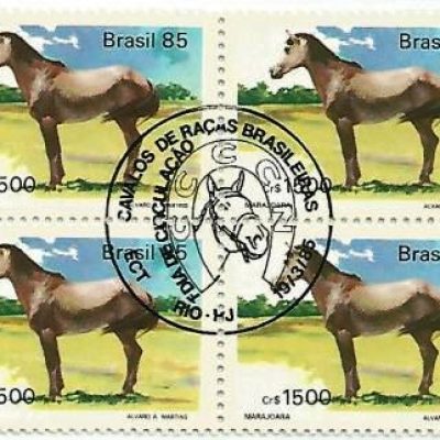 QC1445CBC - Cavalos de Raças Brasileiras - 1985 - CBC