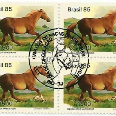 QC1446CBC - Cavalos de Raças Brasileiras - 1985 - CBC