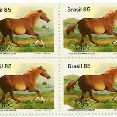 QC1446MINT - Cavalos de Raças Brasileiras - 1985 - MINT
