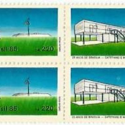 QC1451MINT - 25 anos de Brasília - 1985 - MINT