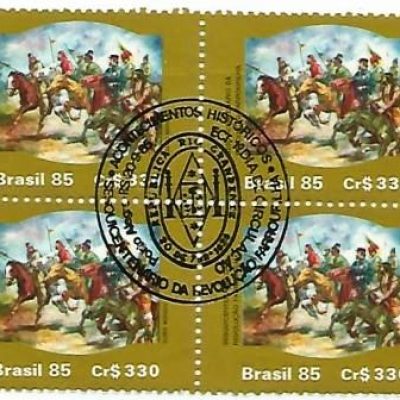 QC1481CBC - Sesquicentenário da Revolução Farroupilha - RS - 1985 - CBC