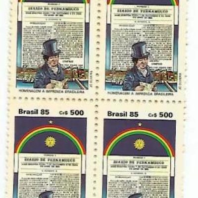 QC1493MINT - Homenagem à Imprensa Brasileira - 1985 - MINT