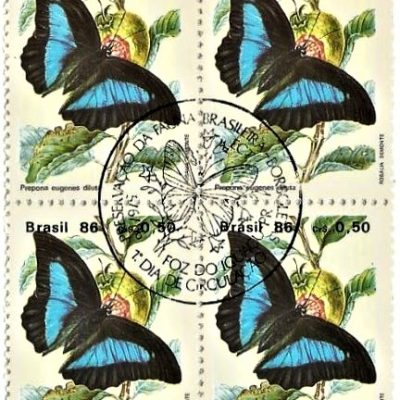 QC1514CBC - PRESERVAÇÃO DA FAUNA BRASILEIRA - BORBOLETAS - 1986 - CBC