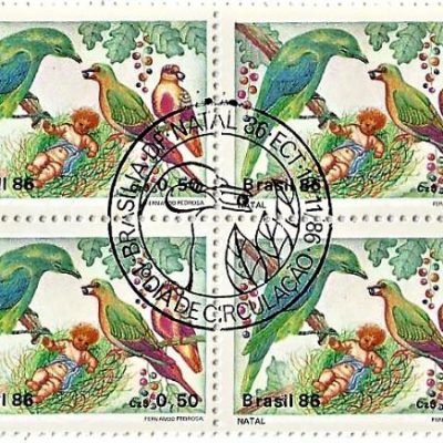 QC1530CBC - NATAL 86 - PÁSSAROS - 1986 - CBC