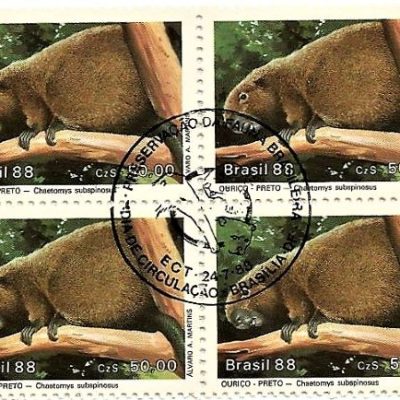 QC1592CBC - PRESERVAÇÃO DA FAUNA BRASILEIRA MAMIFEROS EM EXTINÇÃO - 1988 - CBC