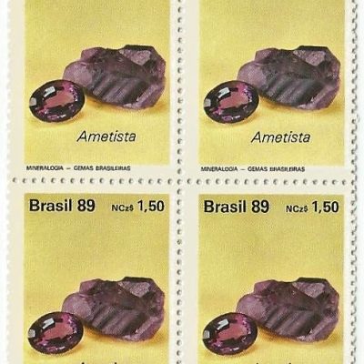 QC1640MINT - GEMAS BRASILEIRAS - 1989 - MINT
