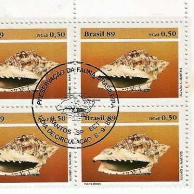 QC1645CBC - PRESERVAÇÃO DA FAUNA BRASILEIRA - MOLUSCOS - 1989 - CBC