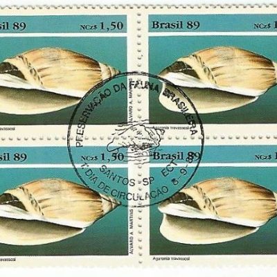 QC1647CBC - PRESERVAÇÃO DA FAUNA BRASILEIRA - MOLUSCOS - 1989 - CBC