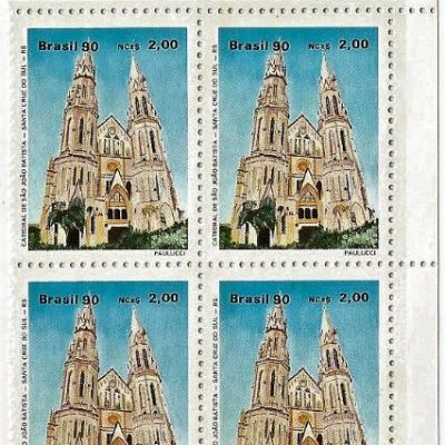 QC1667MINT - ARQUITETURA RELIGIOSA NO BRASIL - 1990 - MINT