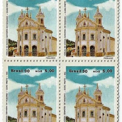 QC1669MINT - ARQUITETURA RELIGIOSA NO BRASIL - 1990 - MINT