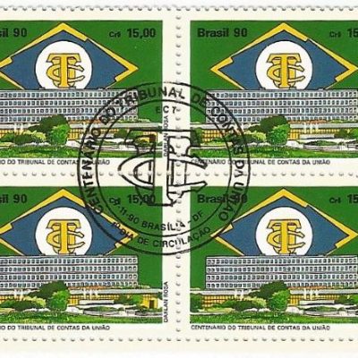 QC1711CBC - CENTENÁRIO DO TRIBUNAL DE CONTAS DA UNIÃO TCU - 1990 - CBC