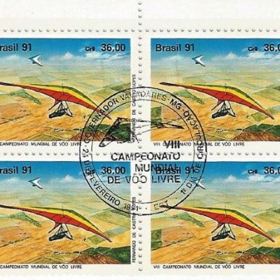 QC1726CBC - VIII CAMPEONATO MUNDIAL DE VOO LIVRE EM GOVERNADOR VALADARES/MG - 1991 - CBC