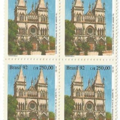 QC1771MINT - ARQUITETURA RELIGIOSA DO BRASIL - 1992 - MINT