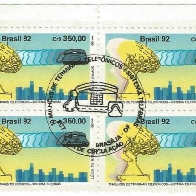QC1790CBC - 10 MILHÕES DE TERMINAIS TELEFÔNICOS SISTEMA TELEBRÁS - 1992 - CBC