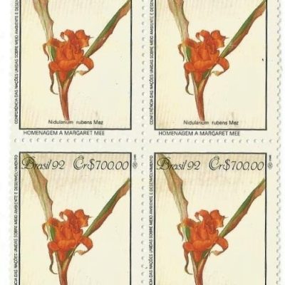 QC1807MINT - PRESERVAÇÃO DA MATA ATLÂNTICA HOMENAGEM A MARGARET MEE - CONFERÊNCIA DA ONU SOBRE MEIO AMBIENTE E DESENVOLVIMENTO - 1992 - MINT