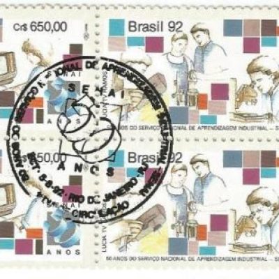 QC1814CBC - 50 ANOS DO SERVIÇO NACIONAL DE APRENDIZAGEM INDUSTRIAL - SENAI - 1992 - CBC