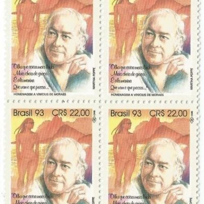 QC1867MINT - COMPOSITORES BRASILEIROS VINICIUS DE MORAES - MÚSICO, POETA E DIPLOMATA (1913-1984) - 1993 - MINT