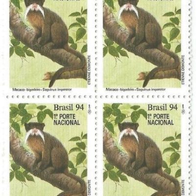 QC1894MINT - PRESERVAÇÃO DA FAUNA MACACOS - 1994 - MINT