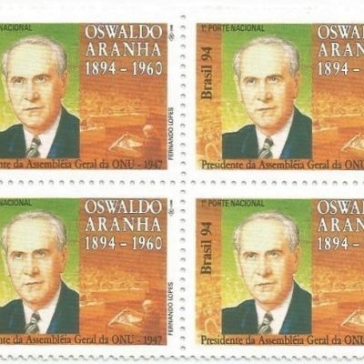 QC1904MINT - CFN - OSWALDO ARANHA, POLÍTICO - 1994 - MINT