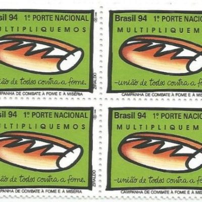 QC1908MINT - CAMPANHA DE COMBATE À FOME E À MISÉRIA - CFN - 1994 - MINT