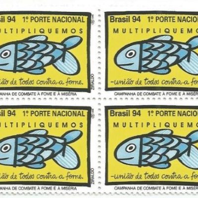 QC1909MINT - CAMPANHA DE COMBATE À FOME E À MISÉRIA - CFN - 1994 - MINT